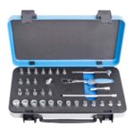 Συλλογή από καρυδάκια 1/4" σε μεταλλική κασετίνα