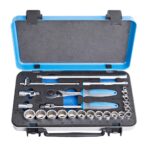 Συλλογή από καρυδάκια 3/8" σε μεταλλική κασετίνα