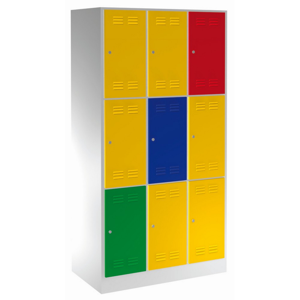 Ντουλάπα αποδυτηρίων 9 διαμερισμάτων