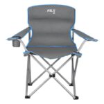 NILS CAMP Καρέκλα Παραλίας NC3079 Γκρι/Μπλε