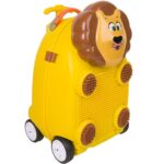 Παιδική Βαλίτσα Zoolittle Trolly Lion Καφέ με Τουβλάκια - Image 2