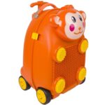 Παιδική Βαλίτσα Zoolittle Trolly Monkey Πορτοκαλί με Τουβλάκια - Image 2