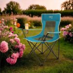 Καρέκλα Camping NILS CAMP NC3302 Μπλε/Γκρι - Image 2