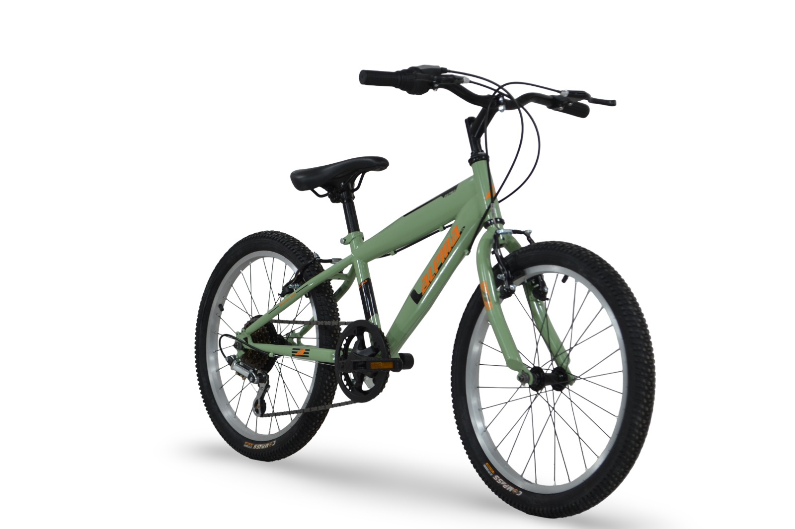 1203-Alpina-20-1203-Khaki-Orange-slide-1 Alpina MTB 20''x11 7ταχ. S χακί/πορτοκαλί - Image 1