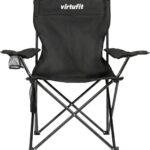 Virtufit Καρέκλα πτυσσόμενη Outdoor μαύρη
